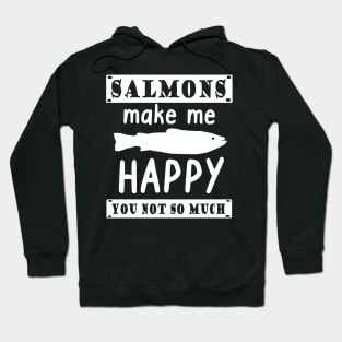 Salmon saying fishing salmon fishing sushi gift Hoodie